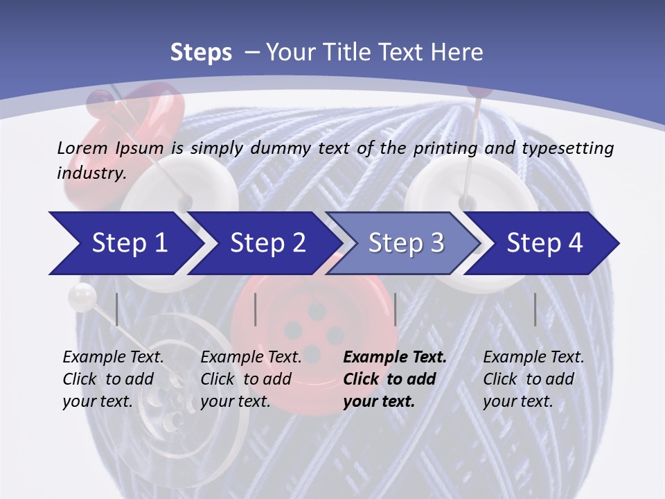 Sewing Textile Clothes PowerPoint Template