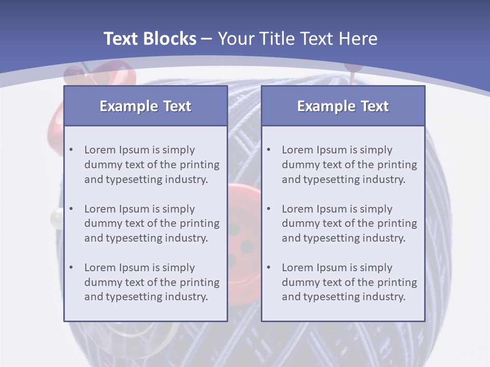 Sewing Textile Clothes PowerPoint Template
