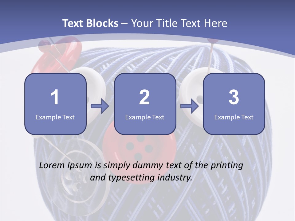 Sewing Textile Clothes PowerPoint Template