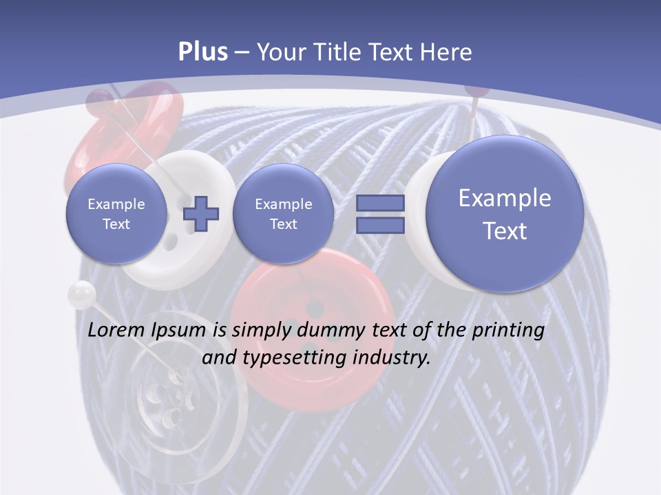 Sewing Textile Clothes PowerPoint Template
