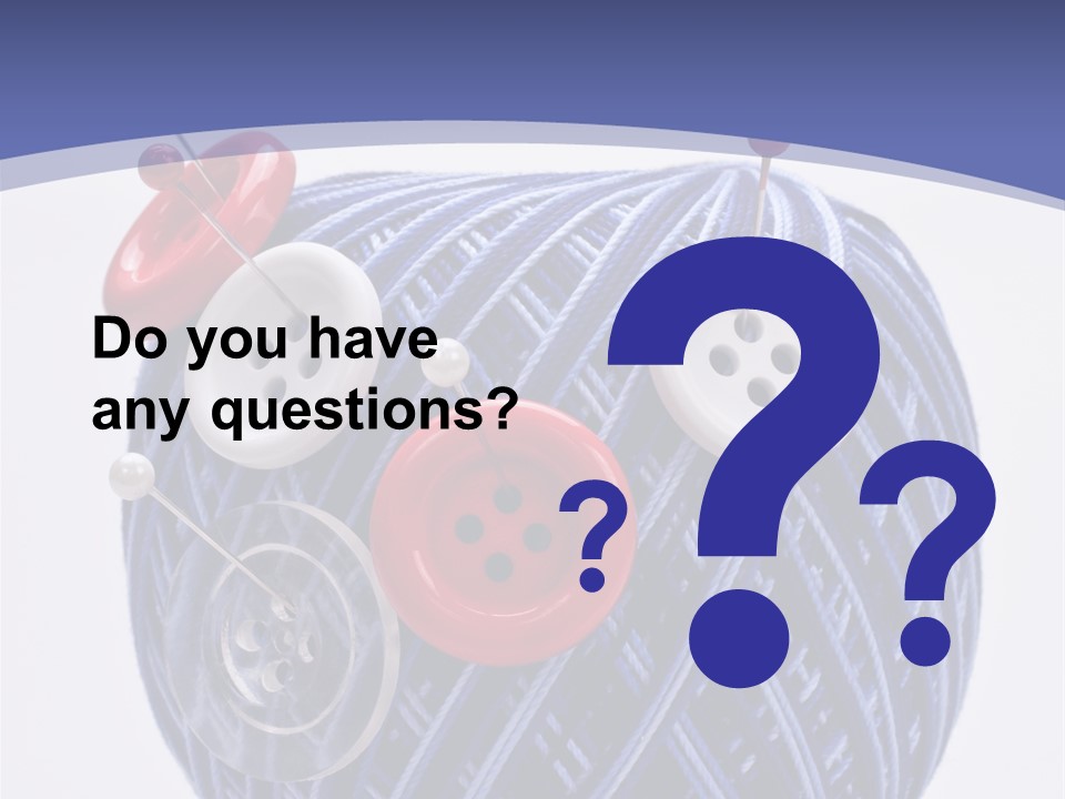 Sewing Textile Clothes PowerPoint Template