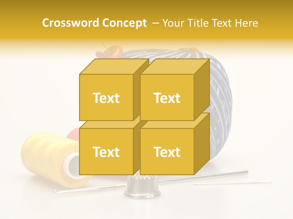 Clothing Craft Repair PowerPoint Template