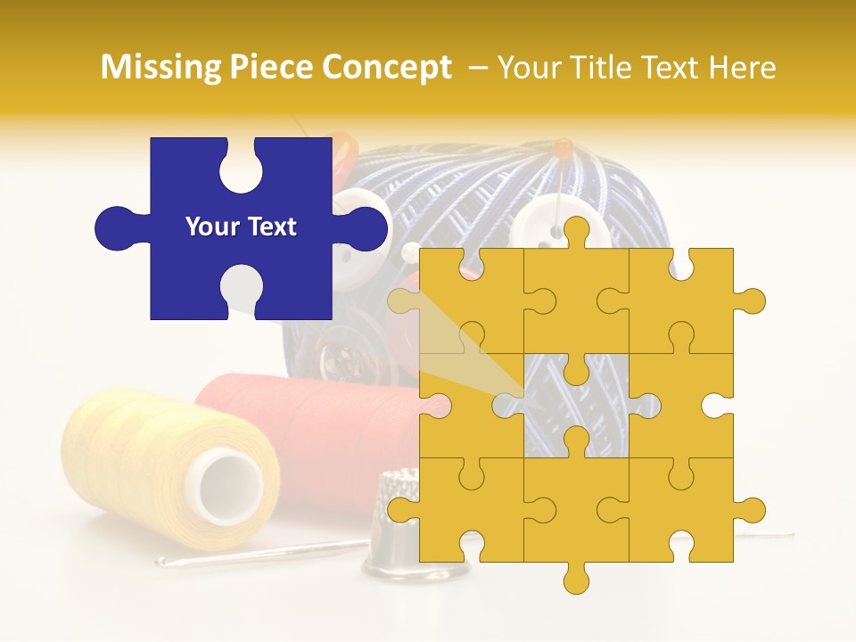 Clothing Craft Repair PowerPoint Template