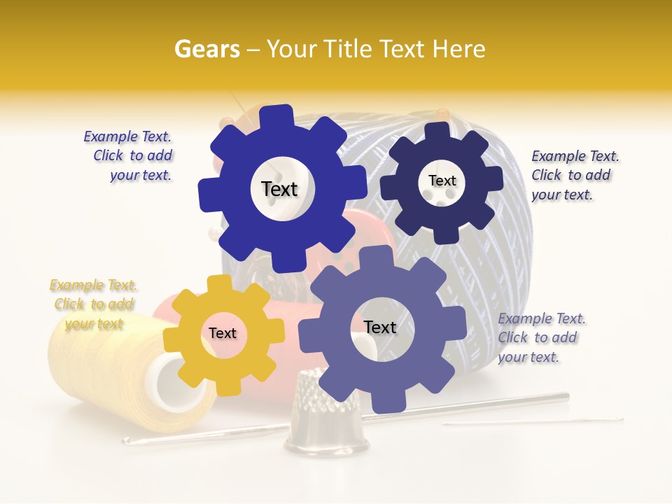 Clothing Craft Repair PowerPoint Template