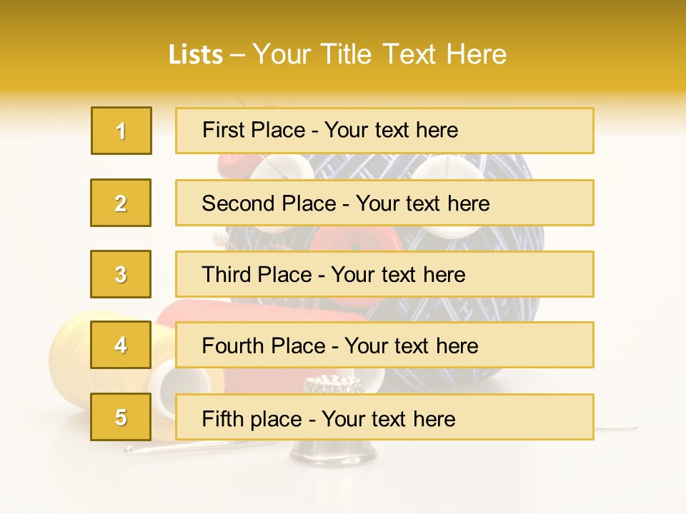 Clothing Craft Repair PowerPoint Template