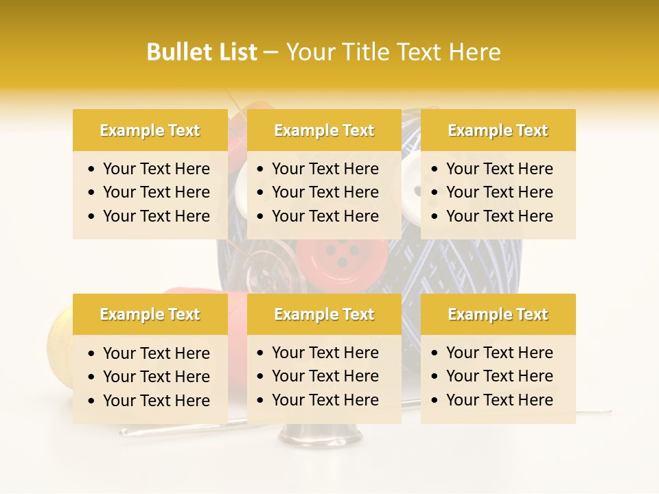 Clothing Craft Repair PowerPoint Template