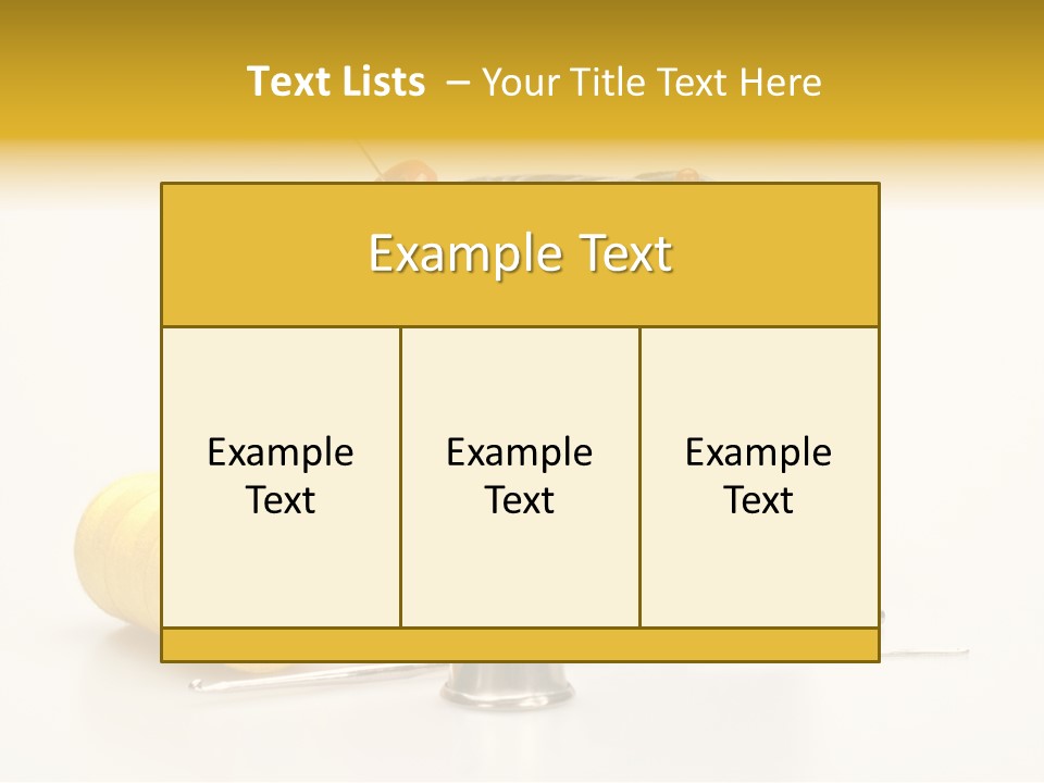 Clothing Craft Repair PowerPoint Template