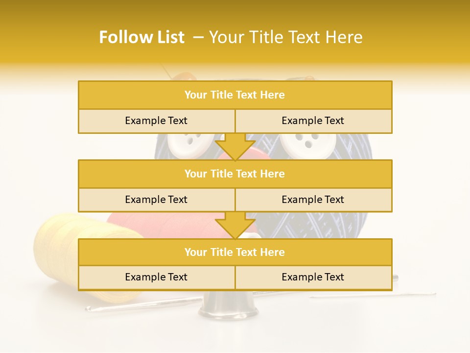 Clothing Craft Repair PowerPoint Template