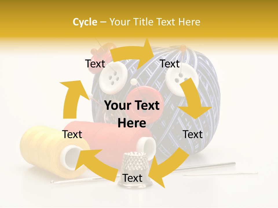 Clothing Craft Repair PowerPoint Template