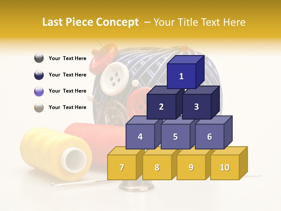 Clothing Craft Repair PowerPoint Template