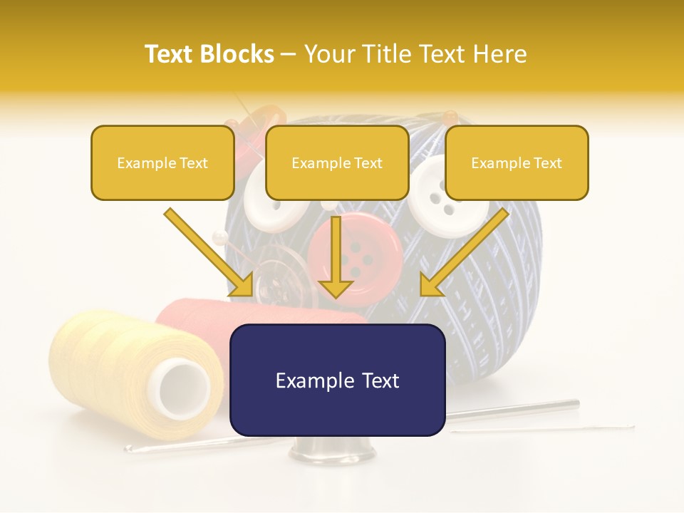 Clothing Craft Repair PowerPoint Template