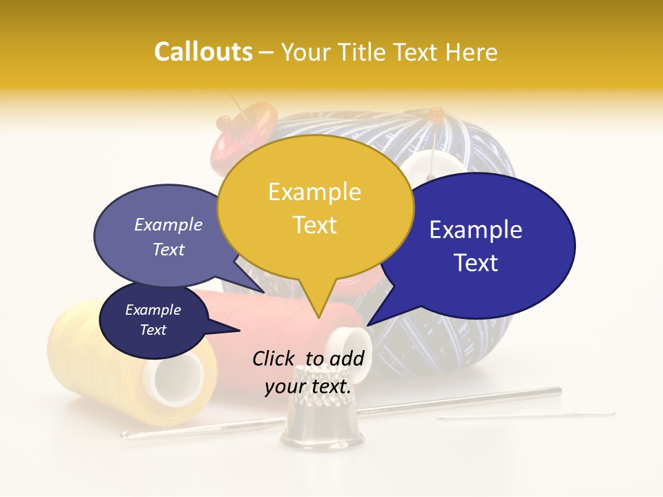 Clothing Craft Repair PowerPoint Template