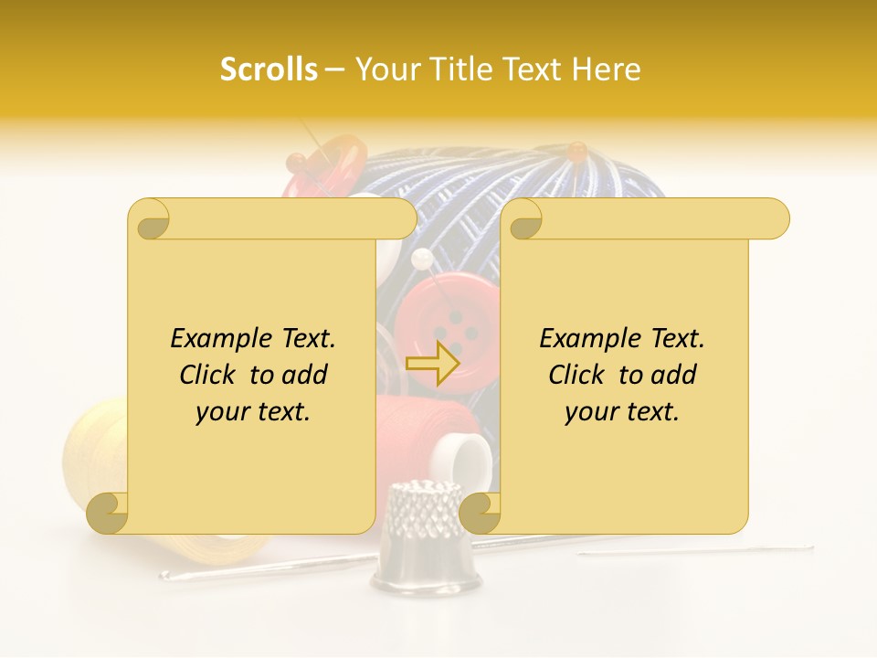 Clothing Craft Repair PowerPoint Template