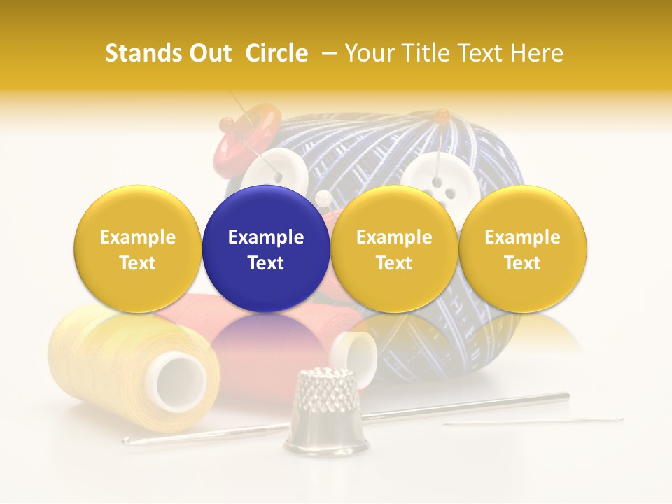 Clothing Craft Repair PowerPoint Template