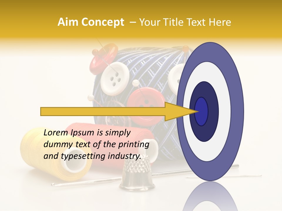 Clothing Craft Repair PowerPoint Template