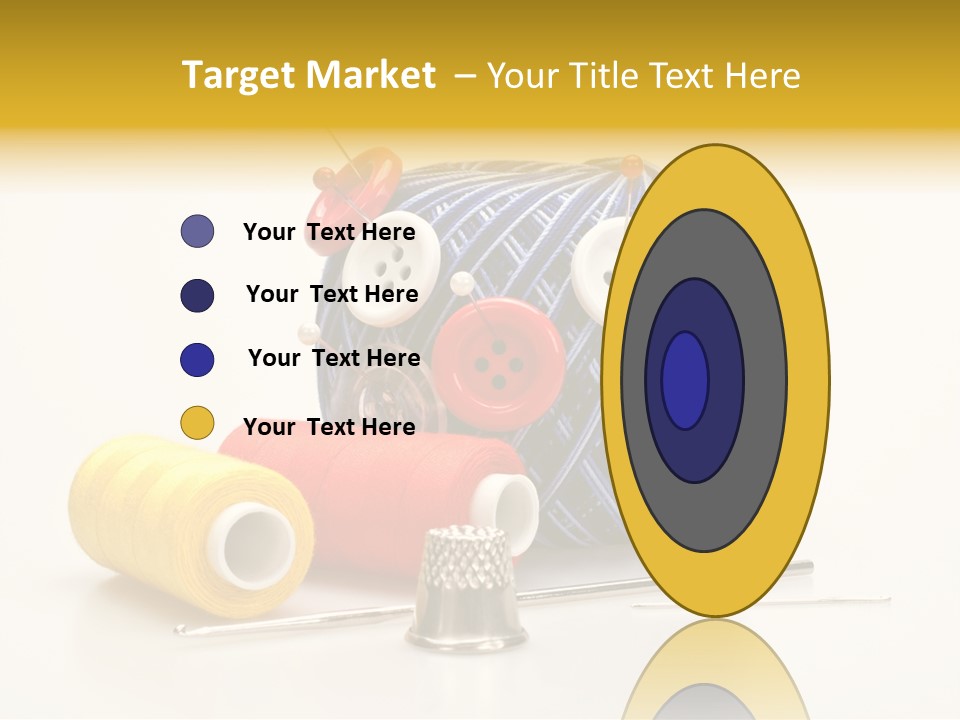 Clothing Craft Repair PowerPoint Template