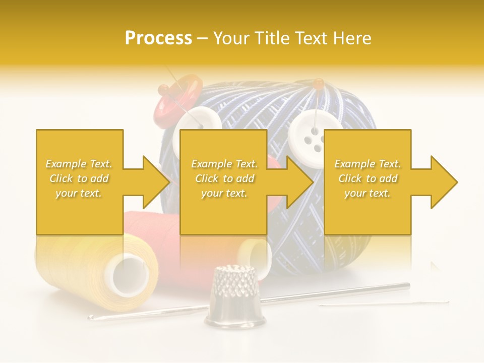 Clothing Craft Repair PowerPoint Template