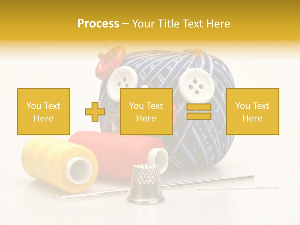 Clothing Craft Repair PowerPoint Template