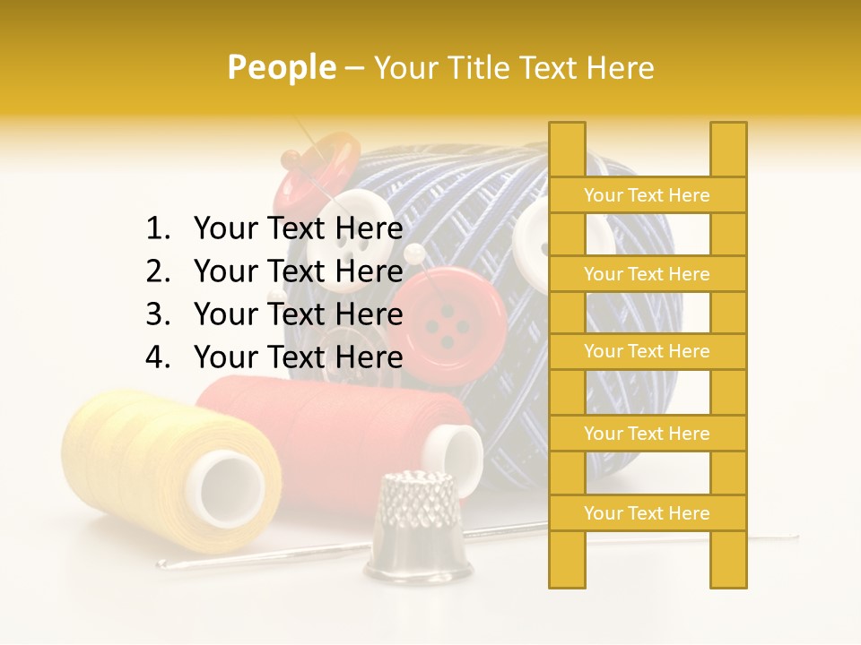 Clothing Craft Repair PowerPoint Template