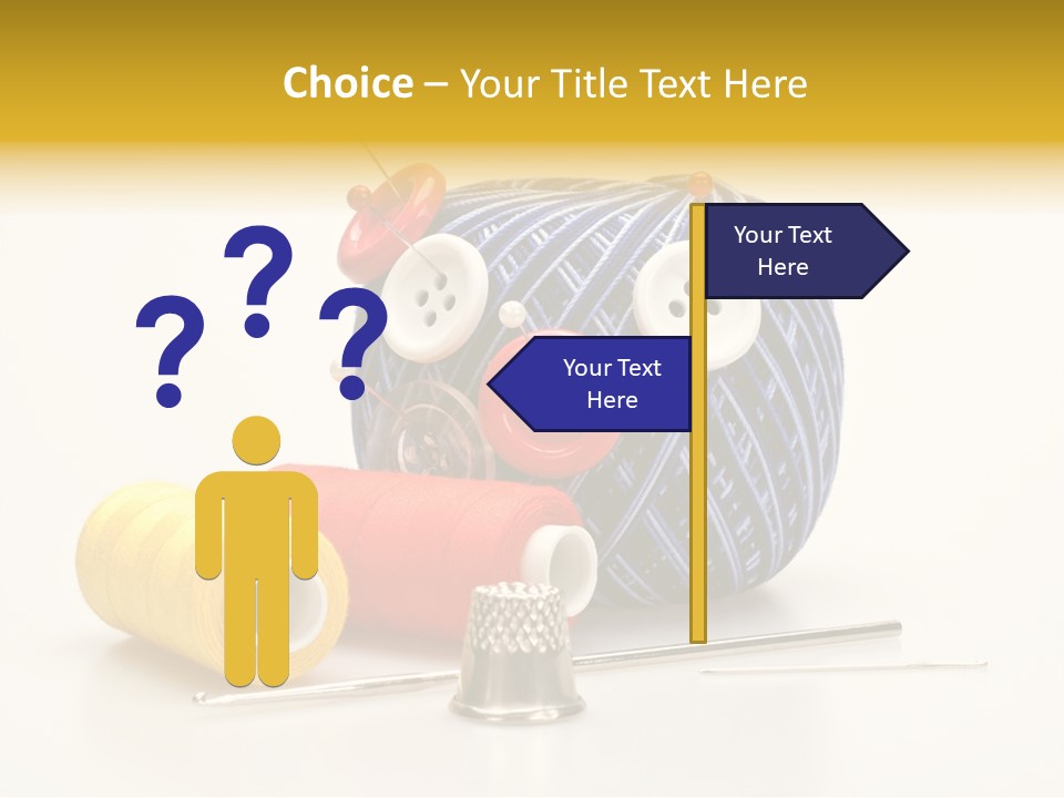 Clothing Craft Repair PowerPoint Template