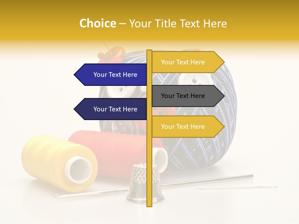 Clothing Craft Repair PowerPoint Template