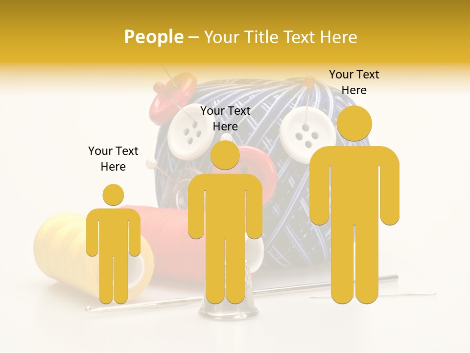 Clothing Craft Repair PowerPoint Template