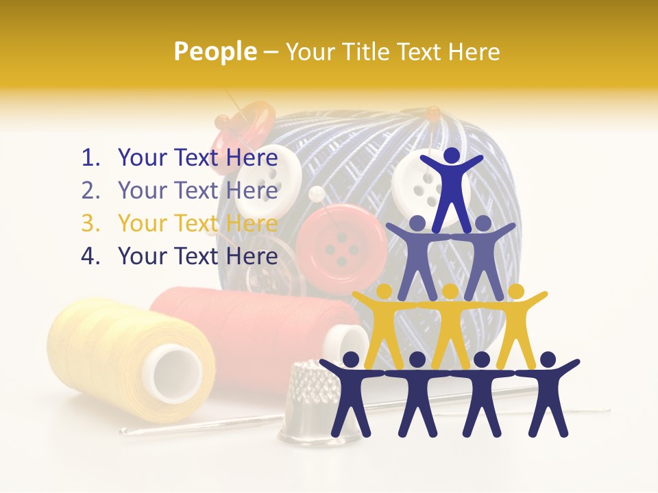 Clothing Craft Repair PowerPoint Template