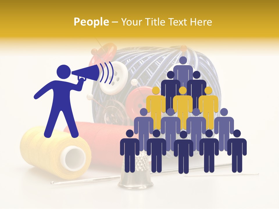 Clothing Craft Repair PowerPoint Template