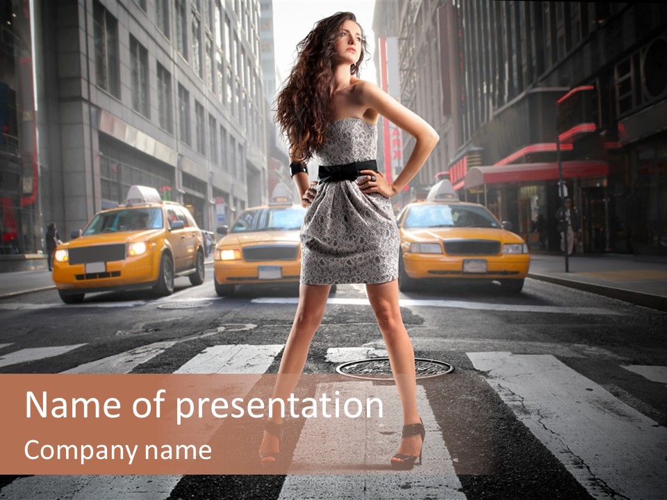 Fashion Building City PowerPoint Template