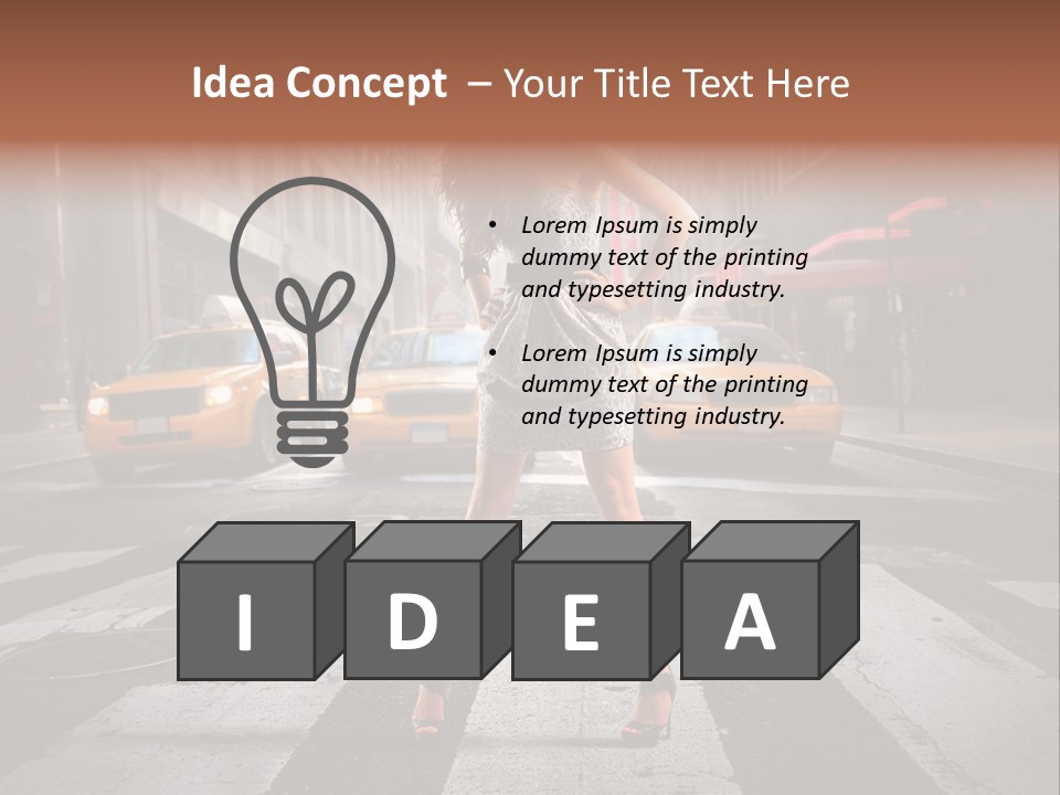 Fashion Building City PowerPoint Template