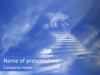 Isolated Holding Blank PowerPoint Template