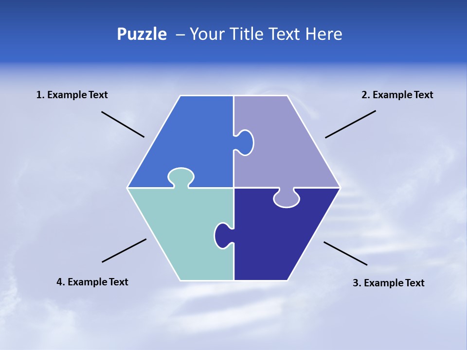 Isolated Holding Blank PowerPoint Template