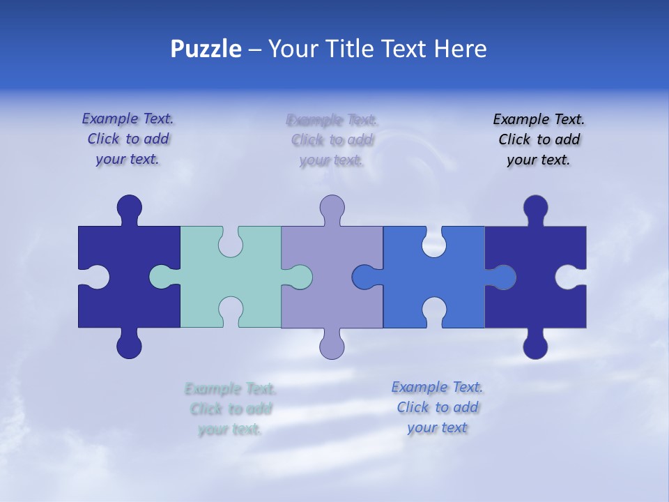 Isolated Holding Blank PowerPoint Template