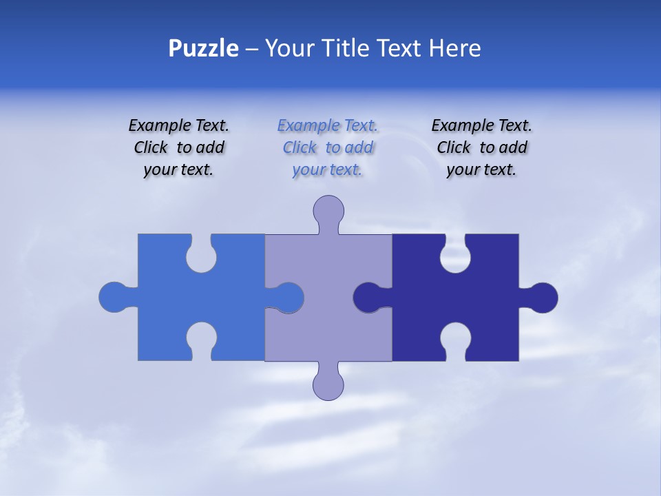 Isolated Holding Blank PowerPoint Template