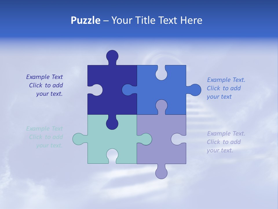 Isolated Holding Blank PowerPoint Template