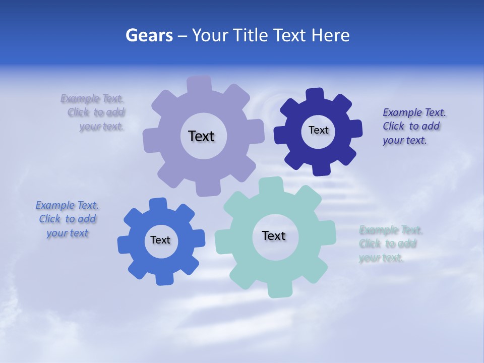 Isolated Holding Blank PowerPoint Template