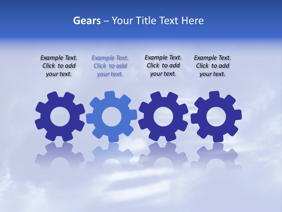 Isolated Holding Blank PowerPoint Template