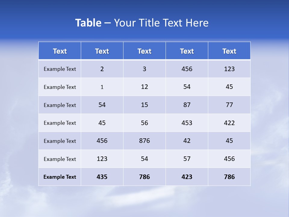 Isolated Holding Blank PowerPoint Template