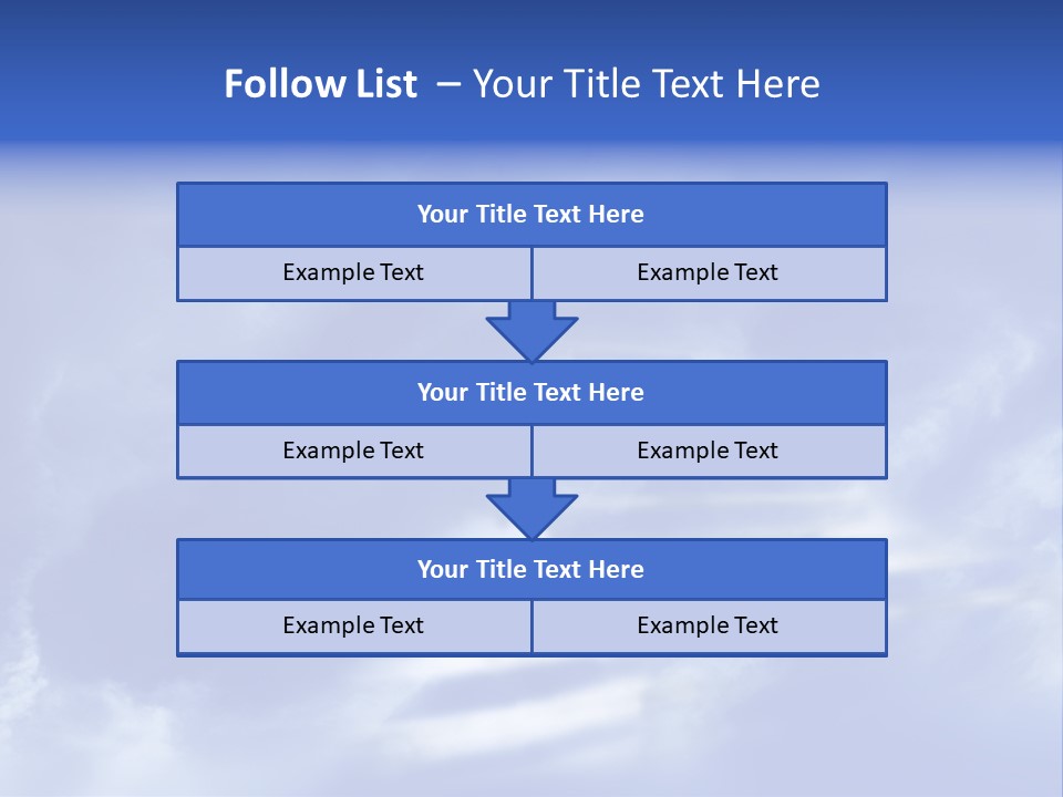 Isolated Holding Blank PowerPoint Template