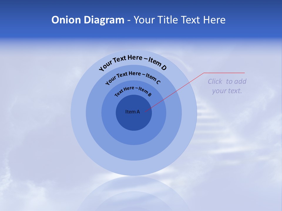 Isolated Holding Blank PowerPoint Template