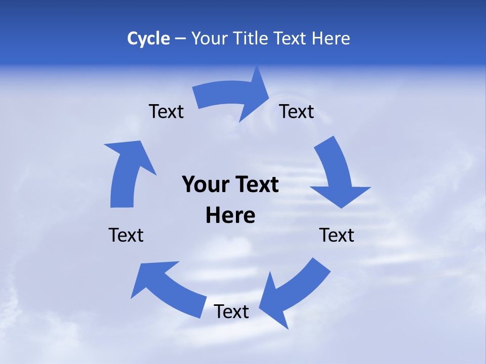 Isolated Holding Blank PowerPoint Template