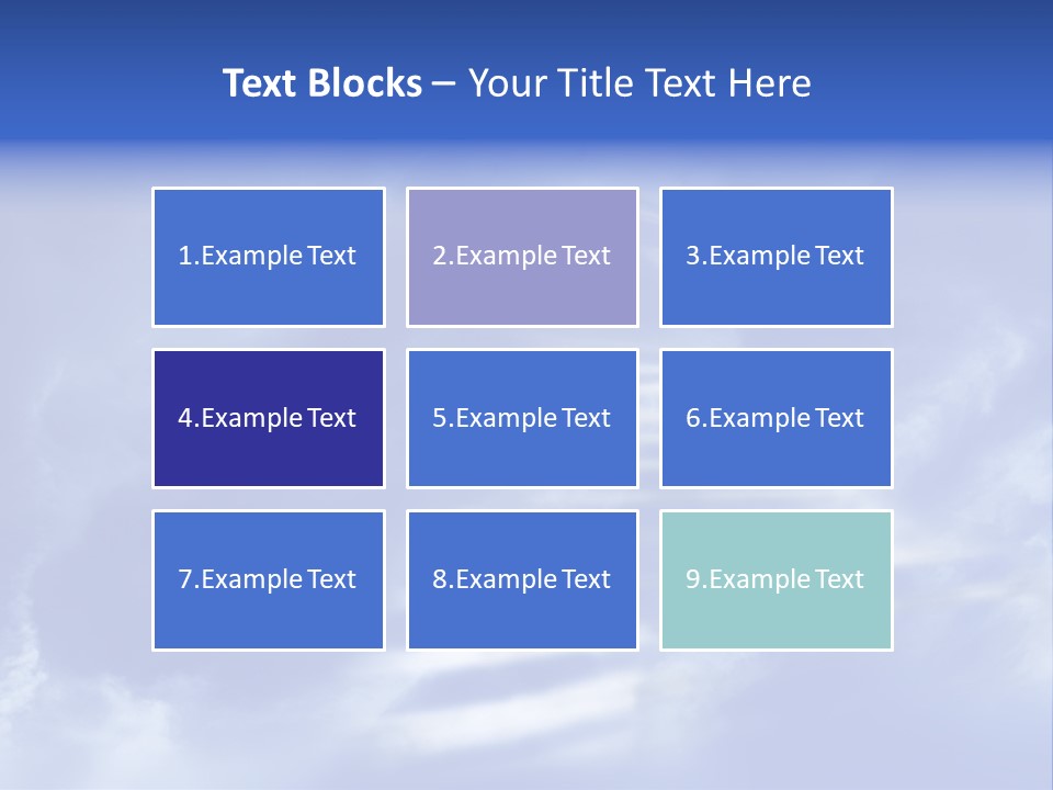 Isolated Holding Blank PowerPoint Template