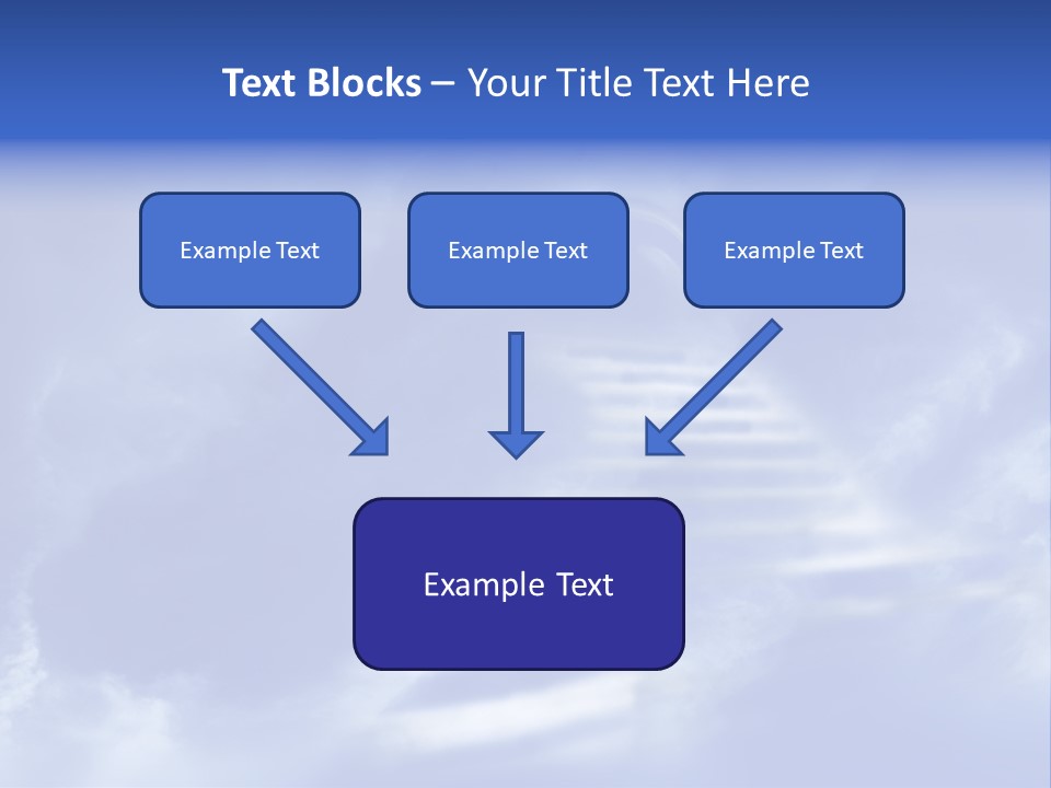 Isolated Holding Blank PowerPoint Template