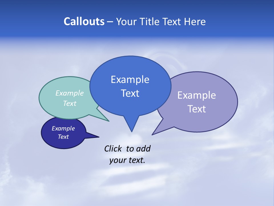 Isolated Holding Blank PowerPoint Template