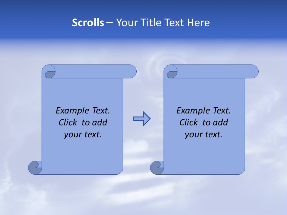 Isolated Holding Blank PowerPoint Template