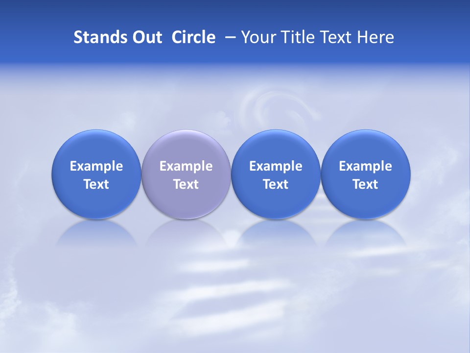Isolated Holding Blank PowerPoint Template