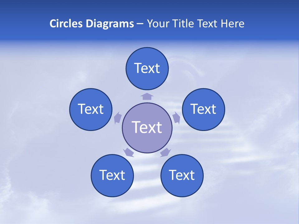 Isolated Holding Blank PowerPoint Template