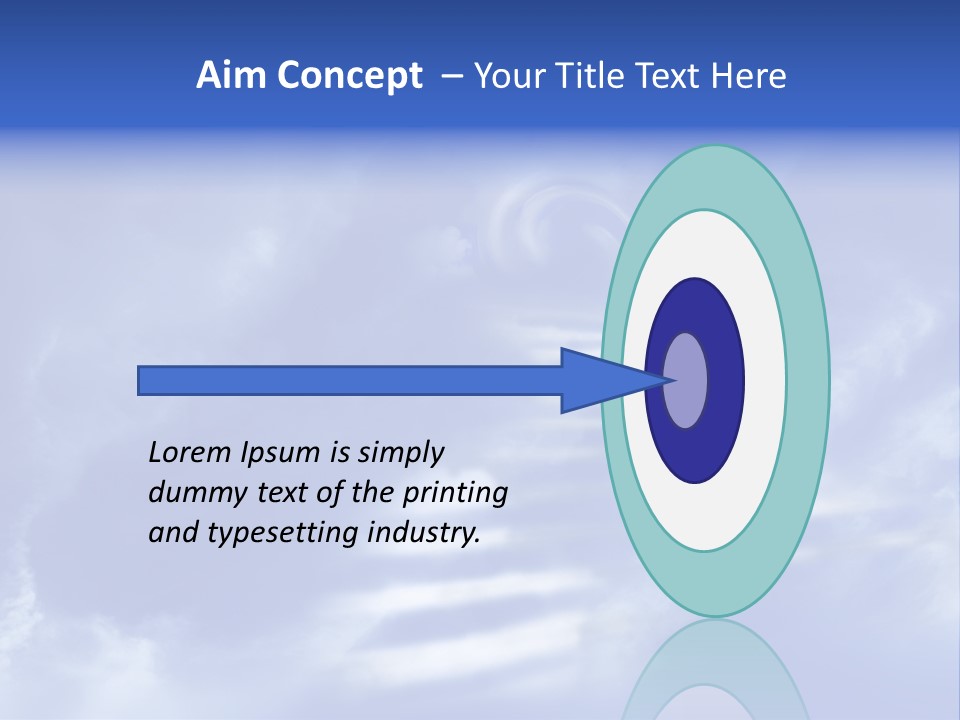 Isolated Holding Blank PowerPoint Template