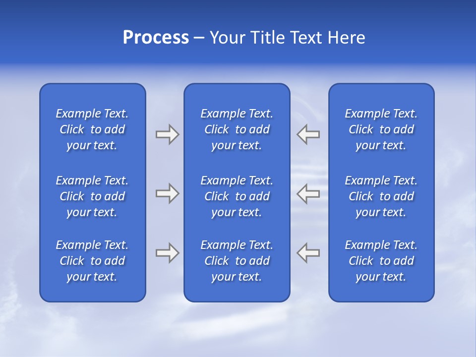 Isolated Holding Blank PowerPoint Template