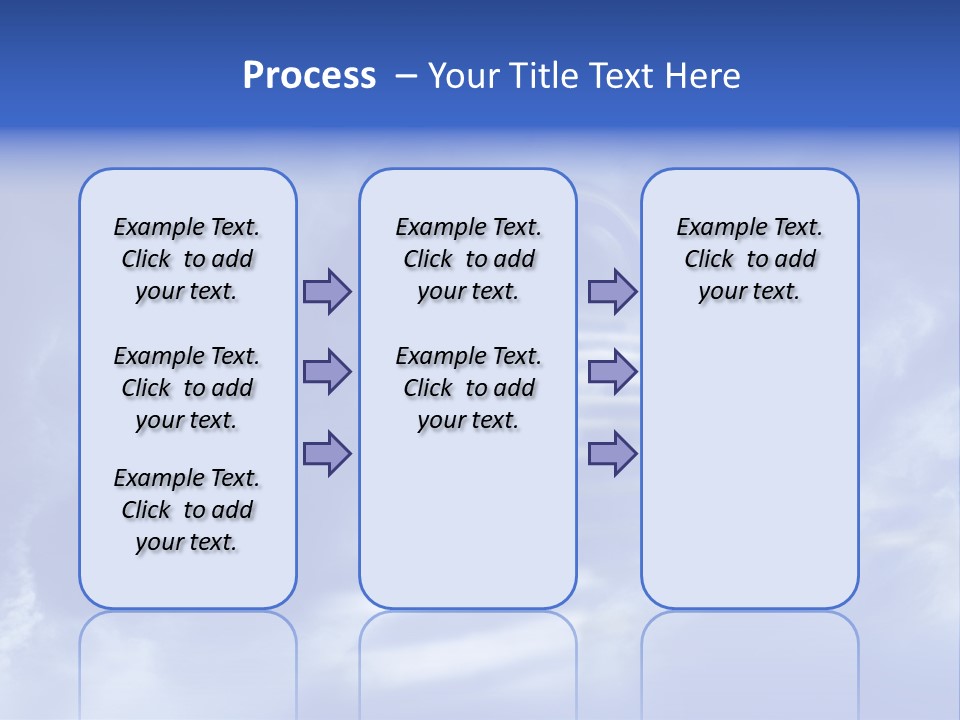 Isolated Holding Blank PowerPoint Template